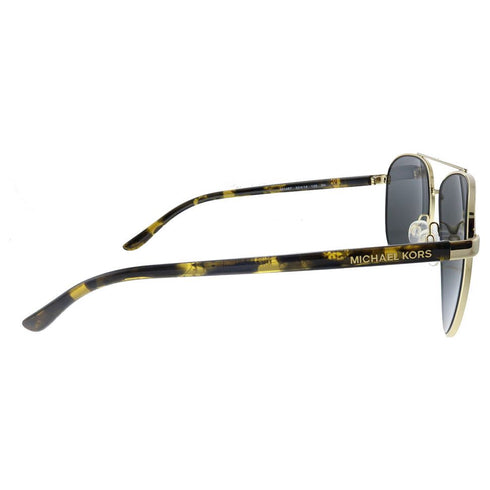 Michael Kors Women's Gold Aviator Sunglasses MK5007-101487 Black