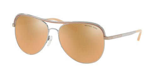 Michael Kors Women's Rose Gold Aviator MK1012-11535A Sunglasses
