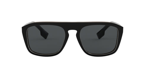Burberry Men's Sunglasses Black Multi Square BE4286-379881
