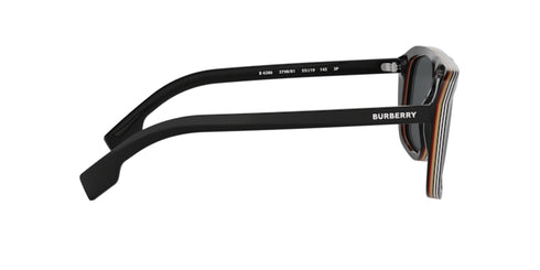 Burberry Men's Sunglasses Black Multi Square BE4286-379881