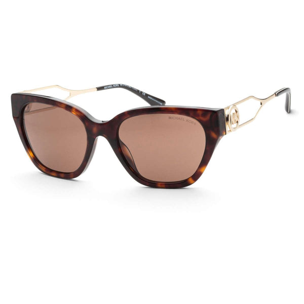 Michael Kors Lake Como Dark Brown Cat Eye Women Sunglasses MK2154-300673