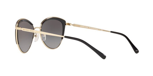 Michael Kors Women Sunglasses Light Gold MK1046-1855T3 Gray