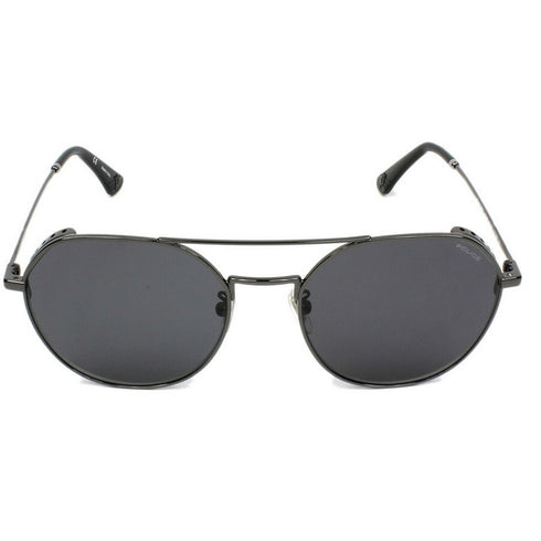 Police Sunglasses SPL636-568 Highway Two Black Metal 55-18-140