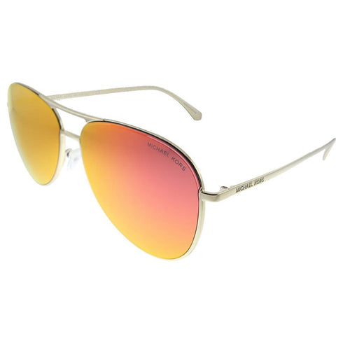 Michael Kors Women's Gold Aviator Sunglasses MK1089-10146Q