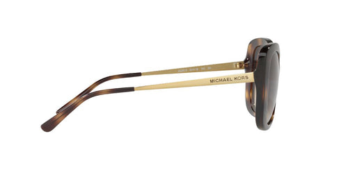 Michael Kors Women's Cat-Eye Sunglasses MK2043-322813 Dark Tortoise/Pale Gold
