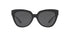 Michael Kors Women Cat Eye Sunglasses Black Dark Gray MK2090-300587