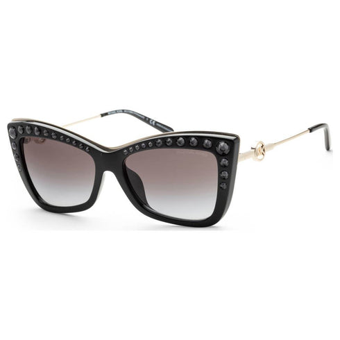 Michael Kors Women's Black Cat-Eye Sunglasses MK2128B-33328G(55)