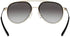 Michael Kors Women's Sunglasses MK1041-101411 Shiny Pale Gold/Ink Solid