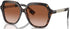 Burberry Women Sunglasses Dark Havana W/ Brown Gradient Square BE4389-300213