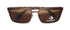 Converse Men's H091 Square Sunglasses Brown