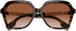 Burberry Women Sunglasses Dark Havana W/ Brown Gradient Square BE4389-300213