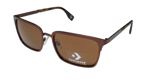 Converse Men's H091 Square Sunglasses Brown