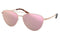 Michael Kors Rose Gold Mirror Pilot Women Sunglasses MK1056-11084Z