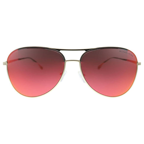 Michael Kors Women's Gold Aviator Sunglasses MK1089-10146Q