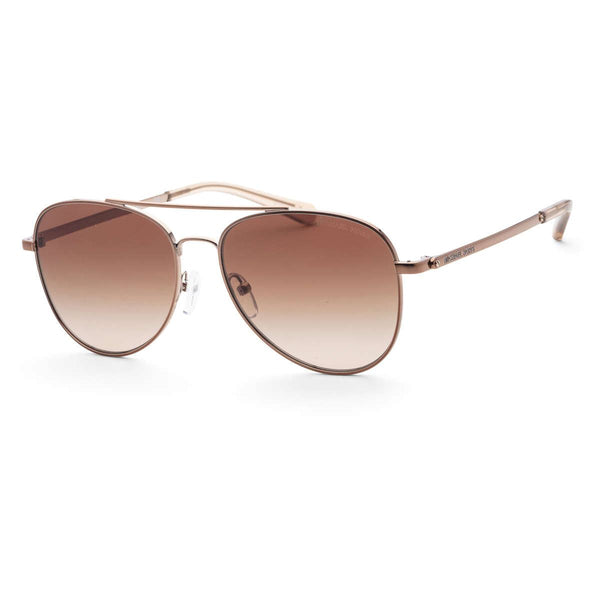 Michael Kors Women's Brown Aviator Sunglasses MK1045-121313