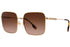 Burberry Women Sunglasses Jude Light Gold W/ Brown Gradient Square BE3119-110913(58)
