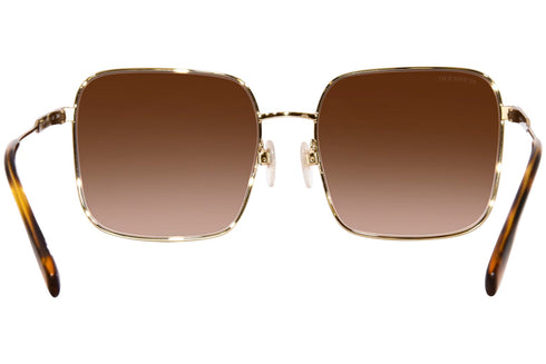Burberry Women Sunglasses Jude Light Gold W/ Brown Gradient Square BE3119-110913(58)