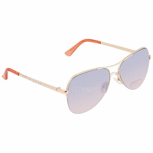 Guess Sunglasses Women GF6058/S-28U Rose Gold Lense Metal Frame 58-15-135