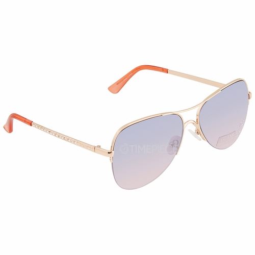 Guess Sunglasses Women GF6058/S-28U Rose Gold Lense Metal Frame 58-15-135