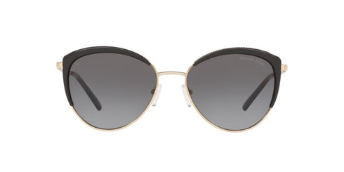 Michael Kors Women Sunglasses Light Gold MK1046-1855T3 Gray