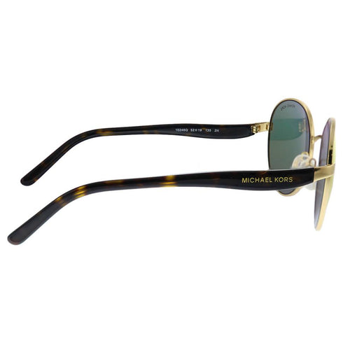 Michael Kors Unisex Gold Round Sunglasses Orange MK1007-10246Q-52