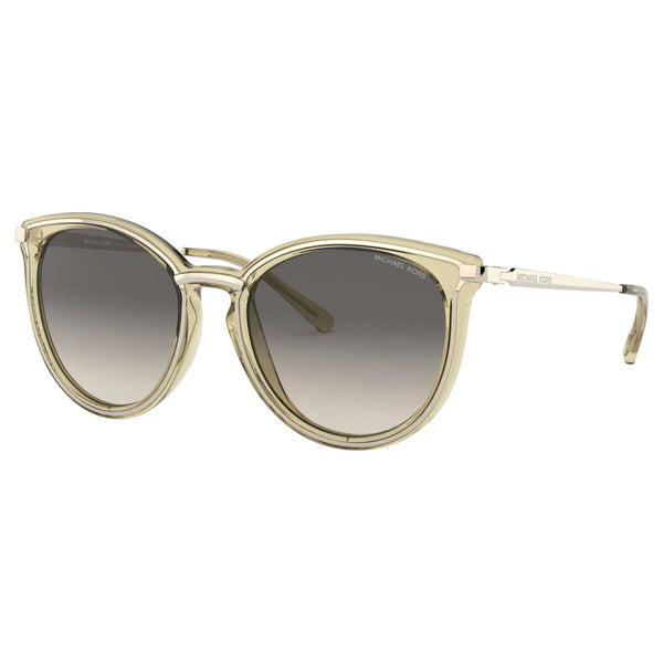 Michael Kors MK1077-101411(54) Sunglasses Light Gold/Pale Yellow Transparent