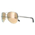 Michael Kors Aviator Shiny Silver Liquid Rose Gold Chelsea Sunglasses 5004-11535A