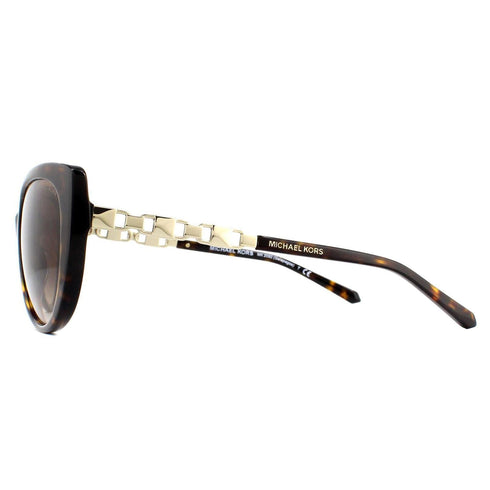 Michael Kors Cat Eye Dark Tortoise Brown Gradient Sunglasses MK2092-300613(56)