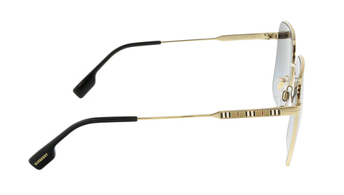 Burberry 0BE3119 11098G Jude Square Full Rim Light Gold Sunglasses for Womens