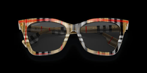 Burberry Women Sunglasses Vintage Check W/ Dark Grey Irregular BE4346-394487