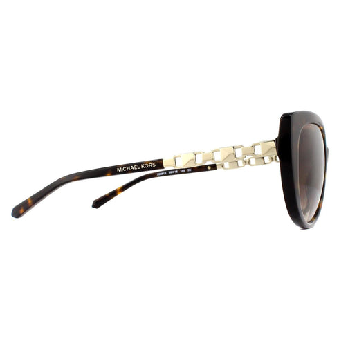 Michael Kors Cat Eye Dark Tortoise Brown Gradient Sunglasses MK2092-300613(56)