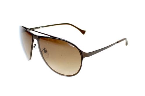 Police Sunglasses SPL166-0Sls Reward Brown Metal 65-11-140