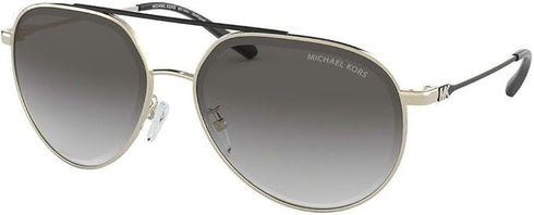 Michael Kors Women's Sunglasses MK1041-101411 Shiny Pale Gold/Ink Solid