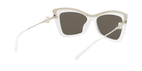 Michael Kors Women Square Sunglasses MK2128B-3346/3(55) White