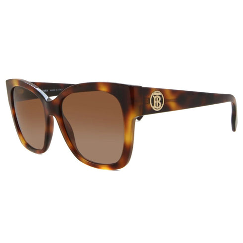 Burberry Women Sunglasses Light Havana W/ Brown Gradient Square BE4345F-331613