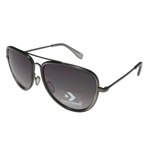 Converse Men's H096 Aviator Sunglasses Trans Black