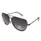 Converse Men's H096 Aviator Sunglasses Trans Black