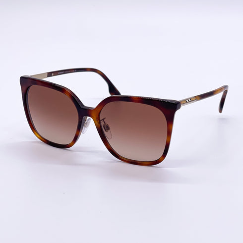 Burberry Women Sunglasses Light Havana W/ Brown Gradient Square BE4347F-331613