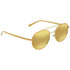 Michael Kors Women's Gold-Tone Aviator Sunglasses MK1021-11687P