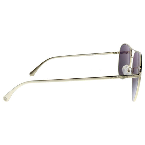 Michael Kors Women's Gold Aviator Sunglasses MK1089-10146Q