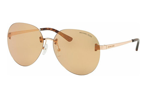Michael Kors Sydney Rose Gold Fash Pilot Women Sunglasses MK1037-1108R1