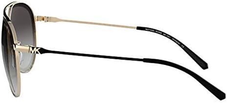 Michael Kors Women's Sunglasses MK1041-101411 Shiny Pale Gold/Ink Solid