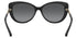 Michael Kors Women's Cat Eye Sunglasses 56-16-140 Black Gold
