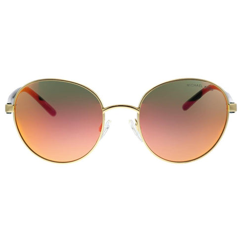 Michael Kors Unisex Gold Round Sunglasses Orange MK1007-10246Q-52