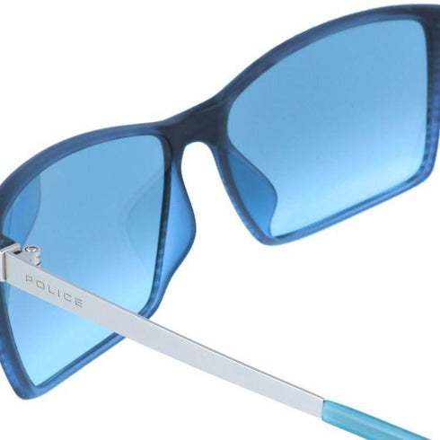 Police Sunglasses S1957-G32M Look Black Green Plastic 58-16-140