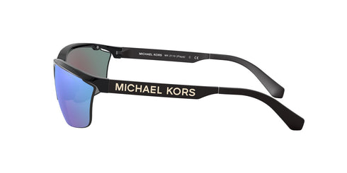 Michael Kors Women's Playa Sunglasses Black MK2110-33321U(71) Blue Mirror