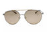 Michael Kors Sunglasses Antivua MK1041-115373 Shiny Silver Light Brown
