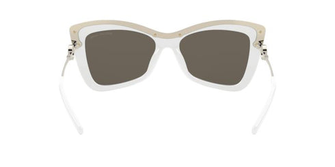 Michael Kors Women Square Sunglasses MK2128B-3346/3(55) White
