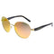 Michael Kors Unisex Gold Round Sunglasses Orange MK1007-10246Q-52