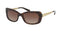 Michael Kors Women Sunglasses Square Tortoise Gold, Brown Lens MK2061-329313